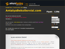 Tablet Screenshot of antalyabekoservisi.com